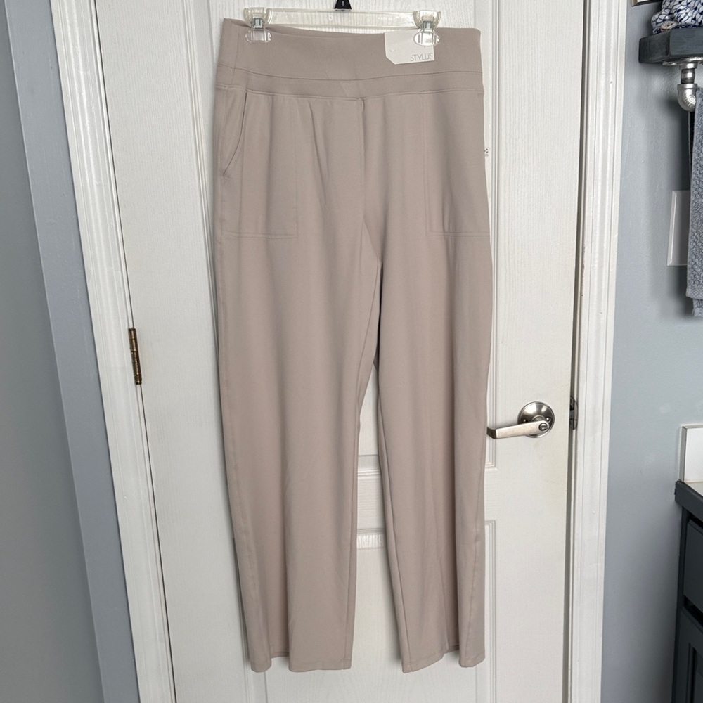 Style & Co. Women's Silver Grey Straight Leg Pants